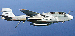 Злейший враг РЭС ПВО на приморских направлениях - палубный самолет ЕА-6 ''Проулер''. US NAVY